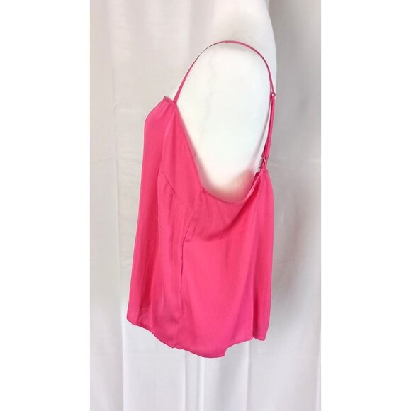 Old Navy Bright Pink Relaxed Fit Adjustable Strap Tank Top Size XL New Tags - Picture 8 of 8